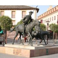MONUMENTO A DON QUIJOTE Y SANCHO PANZA EN ALCÁZAR DE SAN JUAN