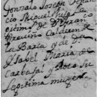 GONZALO JOSÉ TREVIÑO DE CARVAJAL