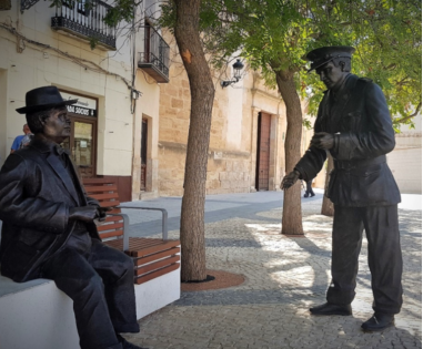 En este momento estás viendo ESCULTURAS DE PLINIO Y DON LOTARIO EN TOMELLOSO