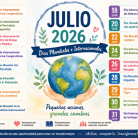 DIAS MUNDIALES E INTERNACIONALES, JULIO 2026