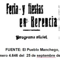 RETRATO DE LA FERIA DE HERENCIA HACE UN SIGLO (1926)