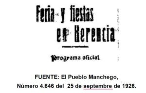 Lee más sobre el artículo RETRATO DE LA FERIA DE HERENCIA HACE UN SIGLO (1926)